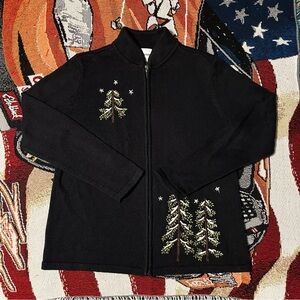 Breckenridge Womens Vintage Knit Cardigan (S)